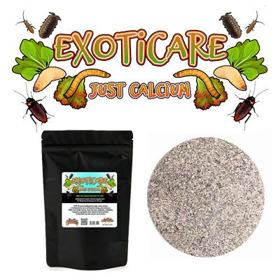 Exoticare Just Calcium - Coarse, Unbleached Calcium for Bioative Setups