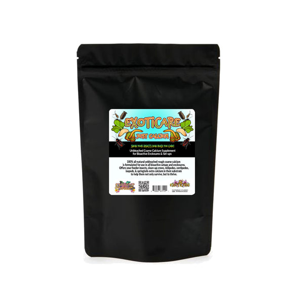 Exoticare Just Calcium - Coarse, Unbleached Calcium for Bioative Setups