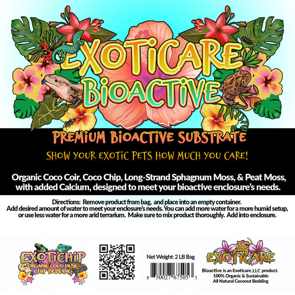 Exoticare Bioactive Substrate - Complete Mix for Bioactive Setups