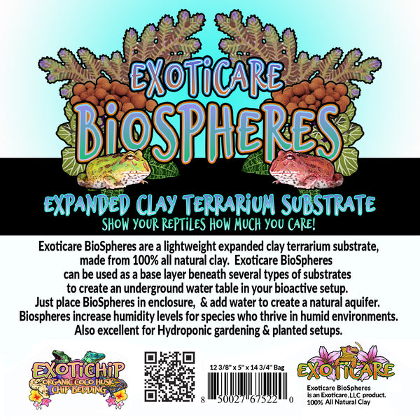 Exoticare BioSpheres - Expanded Clay Terrarium Substrate