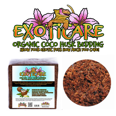 Exoticare Organic Coconut Husk Coir Reptile Bedding