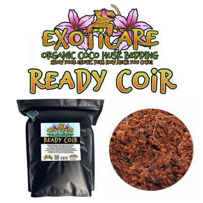 Exoticare Ready Coir - Ready To Use Coir Bedding for Reptiles & other Exotics